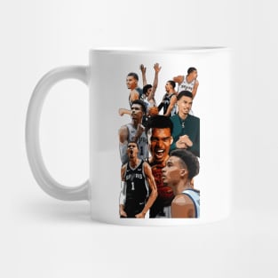 Wembanyama Basketball Art Mug